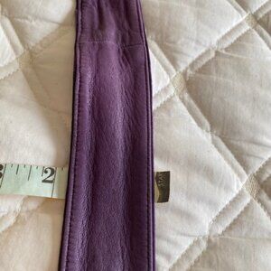 Soft Leather Tie Belt